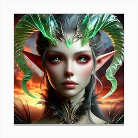 Elven Beauty 23 Canvas Print