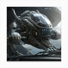 Spaceship Canvas Print