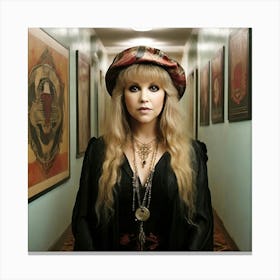 Stevie Nicks Hallway Art Print 2 Canvas Print