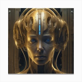 Futuristic Woman 29 Canvas Print