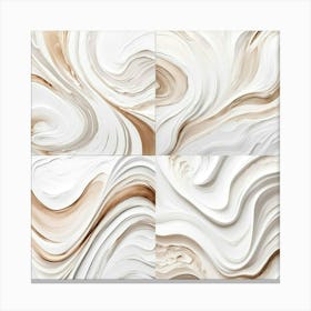 Swirls And Swirls abstract painting art Canvas Print