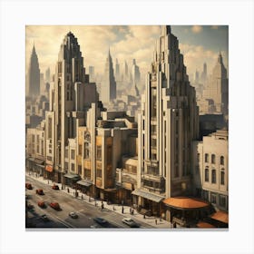 Cityscape 2 Canvas Print