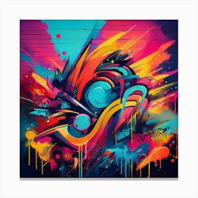 Graffiti Art 11 Canvas Print