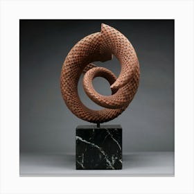 Spiral Sculpture 13 Canvas Print