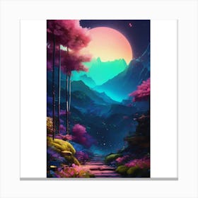 Landscape With Trees Canvas Print