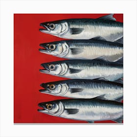 Sardines 4 Canvas Print