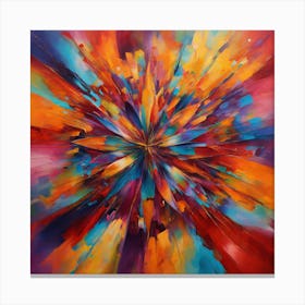 Burst Of Color Canvas Print