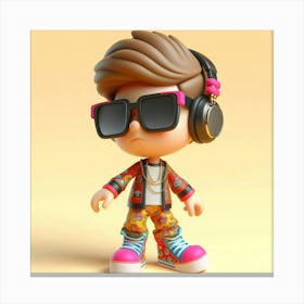 Dj Kid Canvas Print