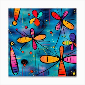 Dragonflies 5 Canvas Print