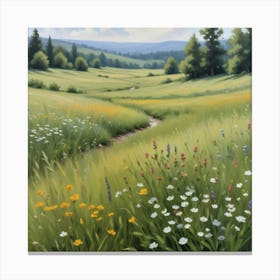 Meadow Art Print Canvas Print