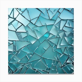 Broken Glass 6 Canvas Print