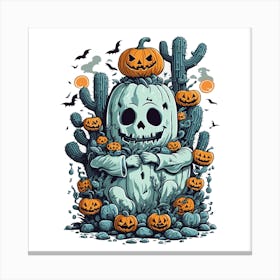 Halloween Pumpkins 1 Canvas Print