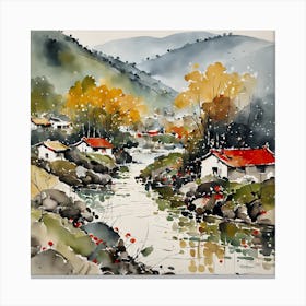 Chinese Painting (75) Canvas Print