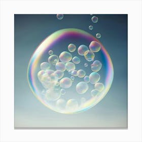 Bubbles Stock Videos & Royalty-Free Footage Canvas Print