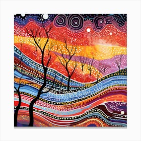 Abstract Landscape Painting 1 Canvas Print