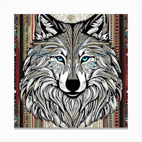 Wolf art 1 Canvas Print