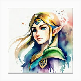 Legend Of Zelda Breath Of The Wild 3 Canvas Print