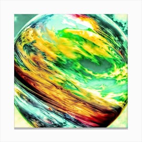 Abstract Sphere Canvas Print