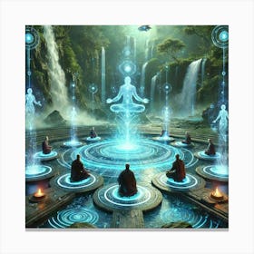 Spirit Pools Scifi Canvas Print