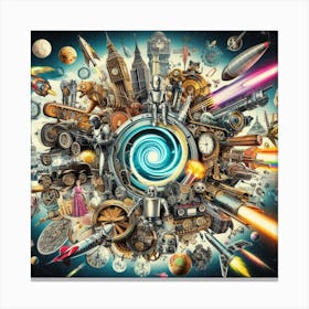 Sonic The Robot Canvas Print