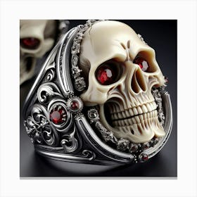 Skull Ring 8 Canvas Print