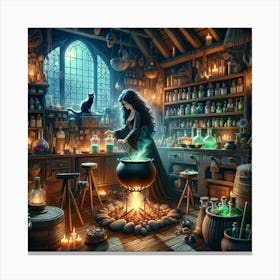 Witch Hut Canvas Print