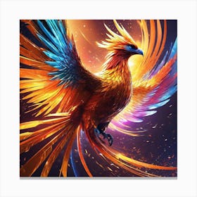 Phoenix Bird 9 Canvas Print