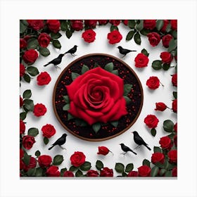 Red Roses 12 Canvas Print