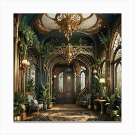 Gilded Hall 1 Canvas Print