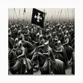 Knights Of The Cross Canvas Print