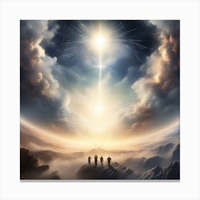 Souls From Heaven And Earth (3) Canvas Print