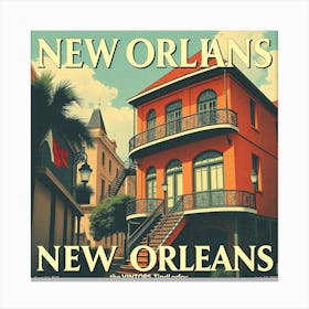 New Orleans New Orleans 1 Canvas Print