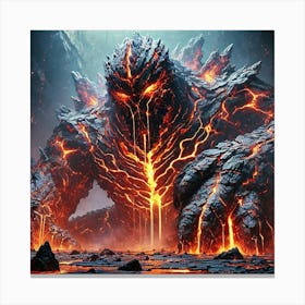 Pyroclastic Colossus 4 Canvas Print