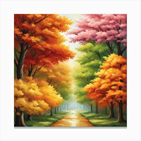 Autumn Trees 3 Canvas Print