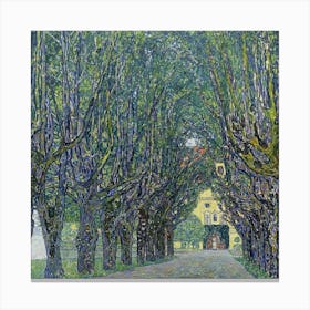 Avenue Of Trees By Gustav Klimt Canvas Print