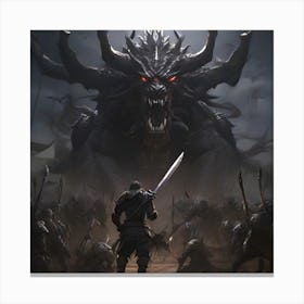 Elder Scrolls Canvas Print