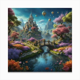 Fairytale Castle 2 Canvas Print