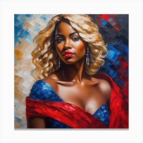 African American Woman 2 Canvas Print