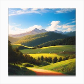 Landscape Painting 111 Canvas Print