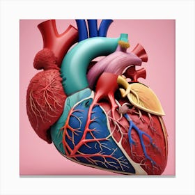 Human Heart Canvas Print