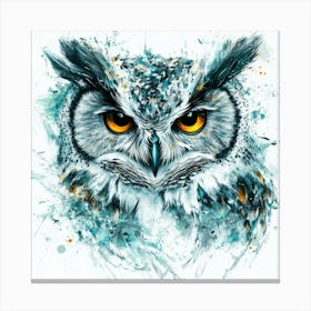 Owl.Generated AI. Wall Art Print Lienzos