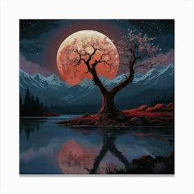 Default The Ethereal Beauty Of A Mystical Landscape Under The 3 Canvas Print