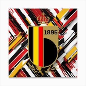 Belgium National Football Team Logo Wall Art 14 Canvas Print