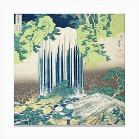 Waterfall In The Mountains 1 Canvas Print