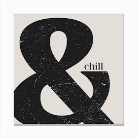 Ampersand Symbol Canvas Print