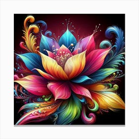 Lotus Flower 3 Canvas Print