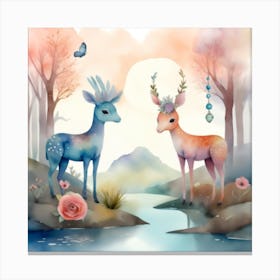 A Whimsical And Dreamy Landscape Canvas Print