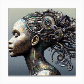 Cybernetic Woman 3 Canvas Print