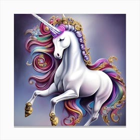 Gorgeous Unicorn 2 Canvas Print
