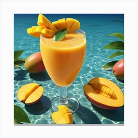 Mango Juice Canvas Print